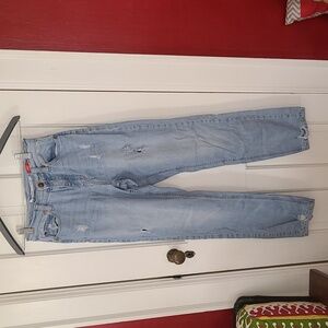 Celebrity Pink "The Eleven" Sky Blue Ripped Jeans, Size 1/25,